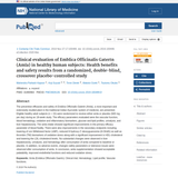 Randomized, double-blind, placebo-controlled human trial on amla (Emblica officinalis) — PubMed