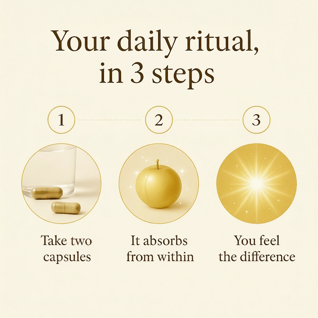 Your daily ritual in 3 steps